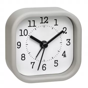 Ceas deșteptător cu cuarț TFA Dostmann 60.1035.10 gri pastel