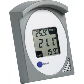 Termometru digital de interior TFA DOSTMANN 30.1017.10 cu indicator nivel de confort, alb
