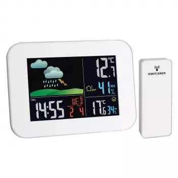 Stație meteo wireless TFA Dostmann PRIMAVERA albă (35.1136.02)
