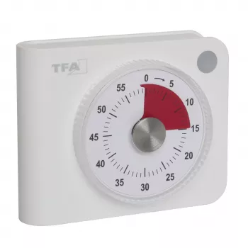 TFA Dostmann temporizator digital de bucătărie, alb 38.2058.02