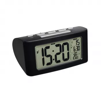 Ceas deșteptător radiocontrolat TFA Dostmann 60.2532.01 negru