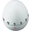 TFA DOSTMANN temporizator de bucătărie în formă de ou, mecanic, alb, 60 de minute, alarmă cu clopoțel, 60 x 74 mm 38.1002