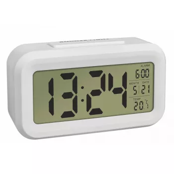 Ceas deșteptător digital TFA Dostmann 60.2018.02 alb