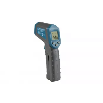 TFA Dostmann RAY termometru infraroșu pentru febră, fără contact, 32,0-42,9 °C corp, 0-100 °C obiect, 25 de memorii, LCD iluminat, mod silențios (31.1136.20)