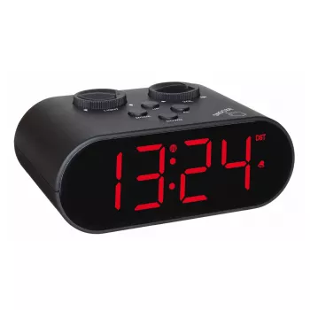 Ceas deșteptător radiocontrolat TFA Dostmann 60.2551.01 negru