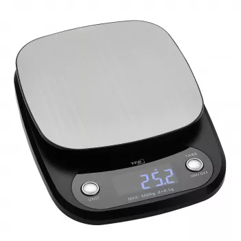Cântar de bucătărie digital TFA Dostmann APPLE PIE, capacitate 5 kg, gradație 1 g, antracit 50.2005.10
