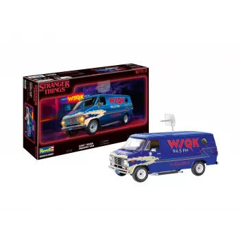 Set de model din plastic Revell 07732 Squawk Van: Stranger Things, 1:25, 75 piese