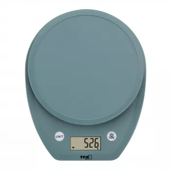 Cântar de bucătărie digital TFA Dostmann MOCHI, 5 kg, turcoaz, 50.2007.20