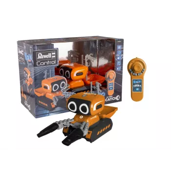 Robot teleghidat Revell RCCatch-E cu braț de prindere, 2,4 GHz, alb/portocaliu/negru, 24701