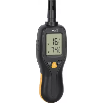 TFA Dostmann termohigrometru digital Professional, negru galben 31.1066 31.1066.01
