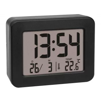 Ceas deșteptător cu cuarț TFA 60.2044.01, negru