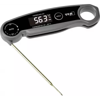 Termometru digital de bucătărie TFA 30.1069.10 cu sondă din oțel inoxidabil, de la -50 la +300°C, oprire automată