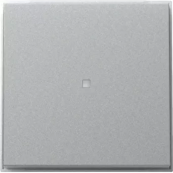Buton basculant GIRA TX44 cu fereastră de control, aluminiu, montaj îngropat 329065