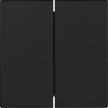 Capac basculant Gira System 55, 2 poziții, drept, negru mat, 3495005