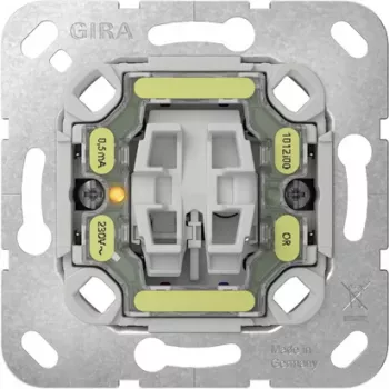 GIRA 312200 Modul întrerupător cu buton de control Oprit, 2 poli, impuls, OFF