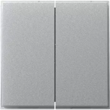 Capac clapă Gira TX_44 2 posturi, drept, aluminiu 349565