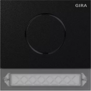 Gira System 106 Commissioning Button Module, Anthracite 5569925