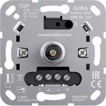 Insert regulator de turație Gira 246000