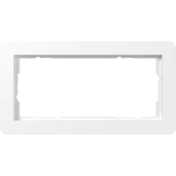 Ramă de acoperire Gira System 55 2 module alb pur (RAL 9010) 1002150