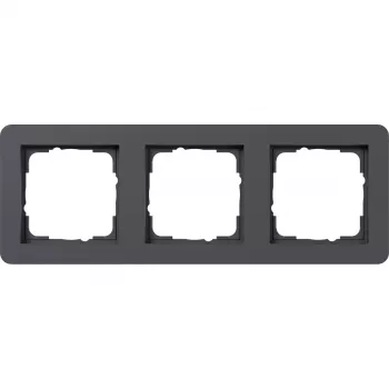 Ramă de acoperire Gira E1, 3 module, antracit (0213152)