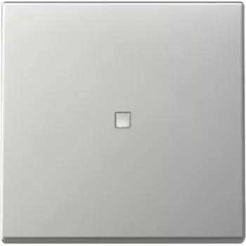 Buton basculant Gira System 55 cu fereastră de control, alb pur lucios 3290600