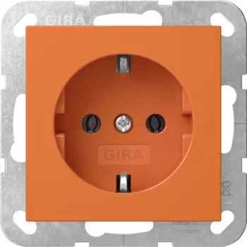 Priză SCHUKO Gira System 55 portocaliu 4455109