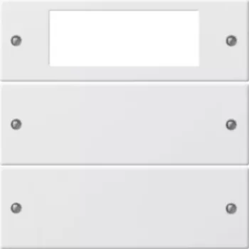 Set butoane basculante Gira System 55 2 module alb pur 219203