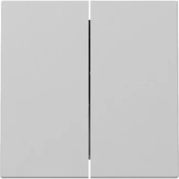 Buton basculant Gira System 55 cu 2 canale, gri mat 3295015