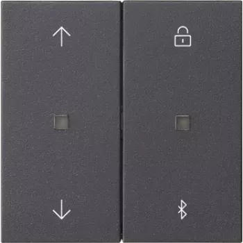 Întrerupător temporizator Gira System 3000 pentru jaluzele și rulouri Bluetooth antracit 536728