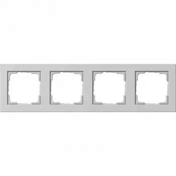 Ramă de acoperire Gira Standard 55, 4 posturi, gri 021437