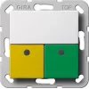 Set apel de urgență GIRA 291503 pentru birou System 55 alb pur