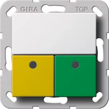Set apel de urgență GIRA 291503 pentru birou System 55 alb pur