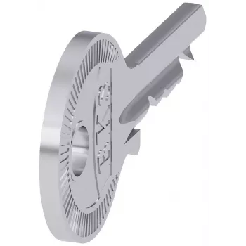 Cheie Siemens SIRIUS ACT pentru întrerupătoare cu cheie, număr de închidere S1, metal, argintiu 3SU19500FD800AA0