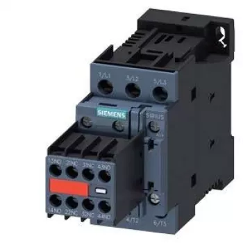 Contactor Siemens 3RT2026-1BB44-3MA0, 11 kW/400 V, 2S+2OE, bobină 24 V