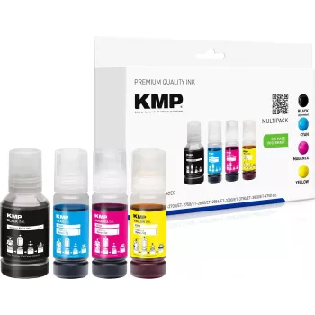 Cartușe de cerneală compatibile KMP 1642,1005, pachet de 4, negru/cyan/magenta
