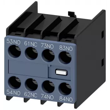 Bloc de contacte auxiliare Siemens 3RH2911-1XA31-0MA0, 3NO+1NC, montaj frontal, borne cu șurub
