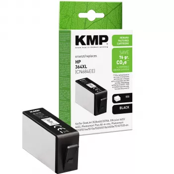 KMP Compatible Black Ink Cartridge for HP 364XL (CN684EE) - High Yield 1712,4001