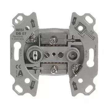 Modul priză de antenă Busch-Jaeger 0231-102, cu 2 găuri, de trecere 2CKA000230A1555
