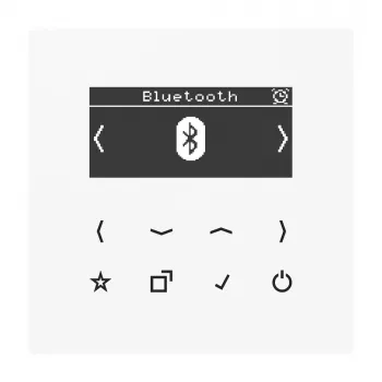 Radio inteligent JUNG DABLSBTWW DAB+ cu Bluetooth, alb alpin