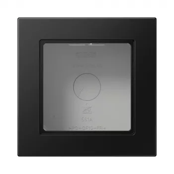 Capac de suprafață 1 modul JUNG A 5581 BF A SWM, A CUBE, termoplast lăcuit, negru grafit mat