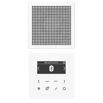 Radio inteligent JUNG DABLS1BTWW DAB+ cu Bluetooth, mono, alb alpin