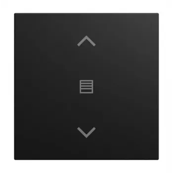 Capac basculant 1 modul BUSCH-JAEGER negru mat (2CKA006199A0547)