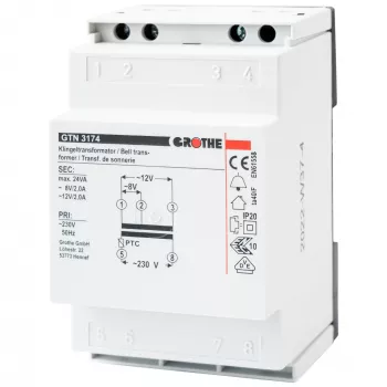 Transformator de sonerie Grothe 3,0/2,0/2,0A GT 3174 (14074)