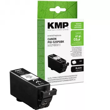 Cartuș de cerneală negru compatibil KMP pentru Canon PGI-525 PGBK (4529B001) 1513,4001
