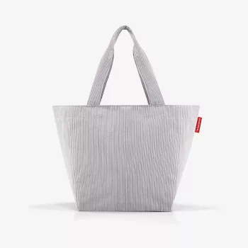 Geantă de cumpărături reisenthel shopper M, poliester Cord Grey, 15 L ZS7084