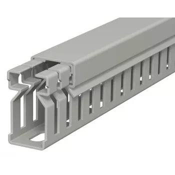 Canal de cabluri OBO BETTERMANN 6178003 2000x15x30 mm gri PVC cu fante