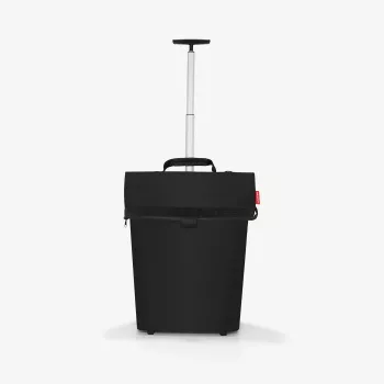 Cărucior de cumpărături Reisenthel trolley M, geantă, 43 L, negru, poliester, 2 roți NT7003