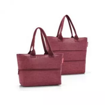Geantă de cumpărături Reisenthel shopper e1 Twist Maroon, 12 L RJ3104