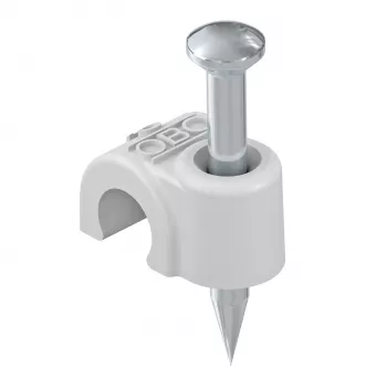Clemă de cui izolată OBO Bettermann 16mm gri deschis 50 buc. 2228238