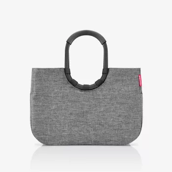 Coș de cumpărături reisenthel loopshopper L, Twist Silver, 25 L, cadru de aluminiu, poliester OR7052